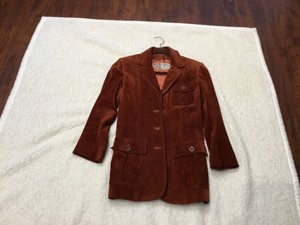 rust color leather jacket