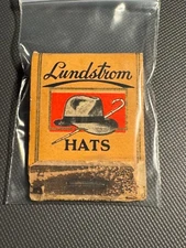 MATCHBOOK - LUNDSTROM HATS - SAN FRANCISCO, CA - UNSTRUCK!