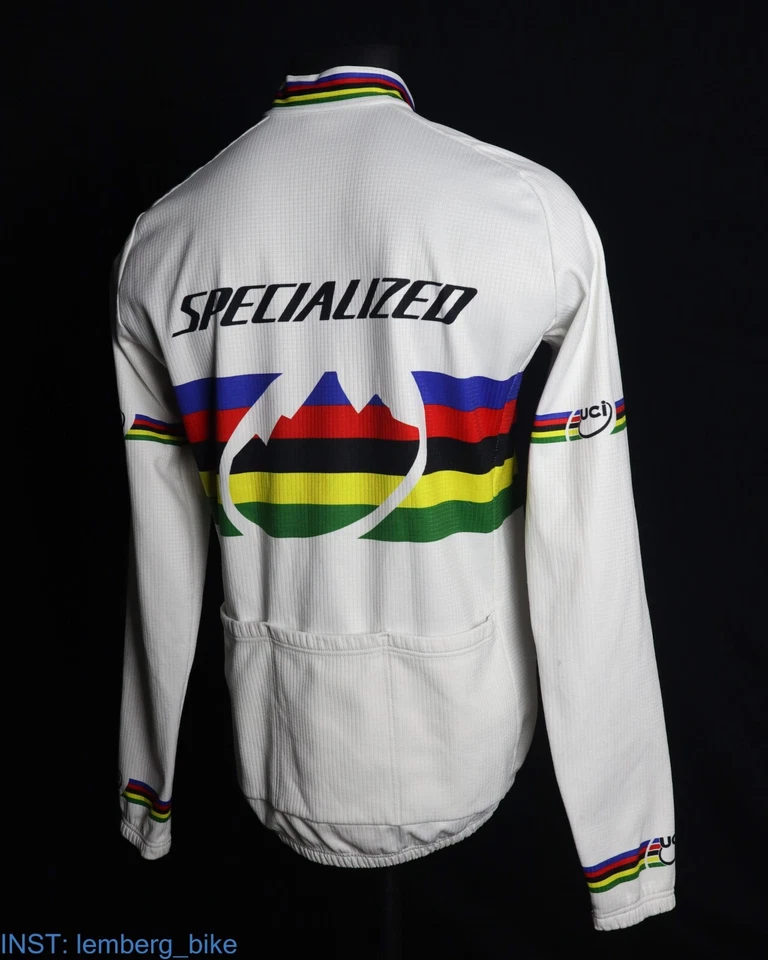 Maillot térmico de ciclismo campeón del mundo de colección MTB especializado (pequeño) #0021 Foto 2 de 4