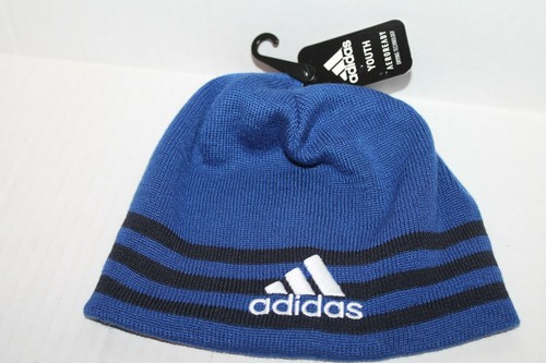 Orange Youth Fit Reversible Beanie Hat 
