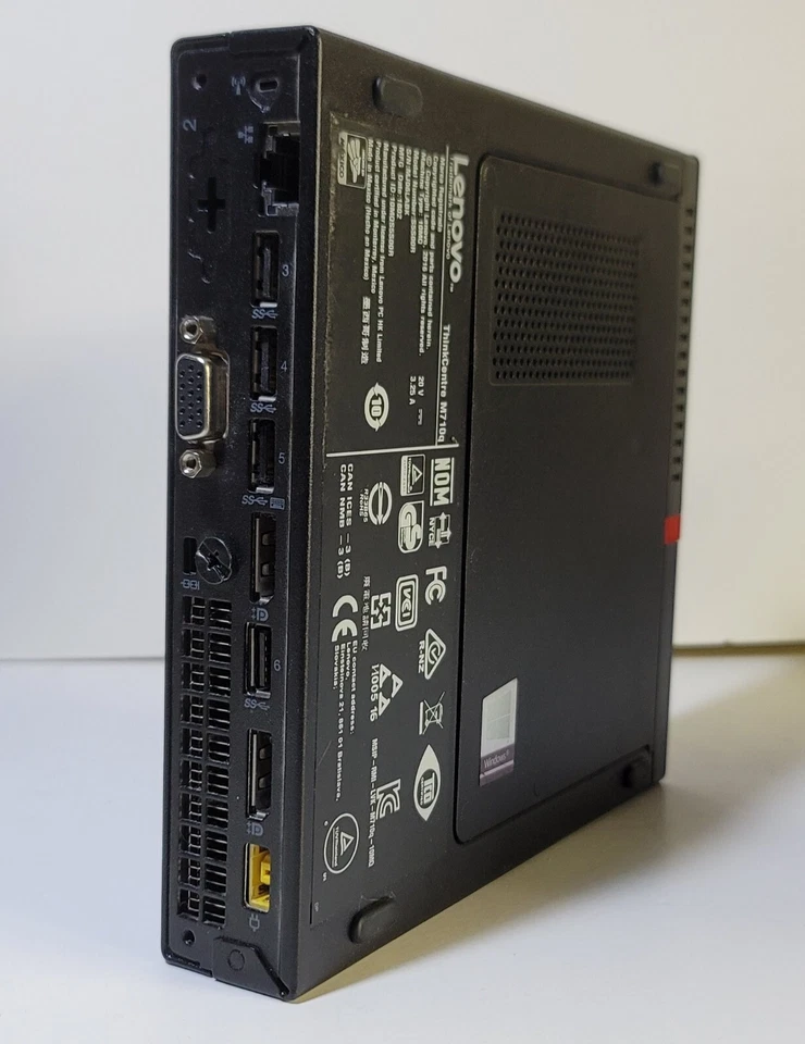 2: Lenovo ThinkCentre M710Q Tiny Pentium G4560 2.9 GHz 12GB 500GB Win 10 Desktop - Image 4 of 4