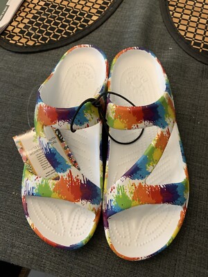 Dawgs NEW Loudmouth Z Women's Sandals Size 10 Slides- Drop Cloth
