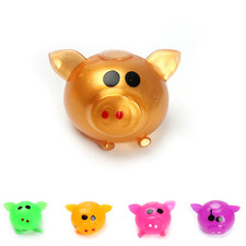 gold squishy pig