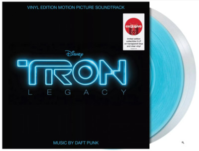 Tron Legacy Soundtrack 2LP by Daft Punk (Limited Blue & Clear