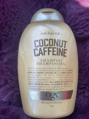 OGX Anti-Hair Fall + Coconut Caffeine Strengthening Shampoo 13oz