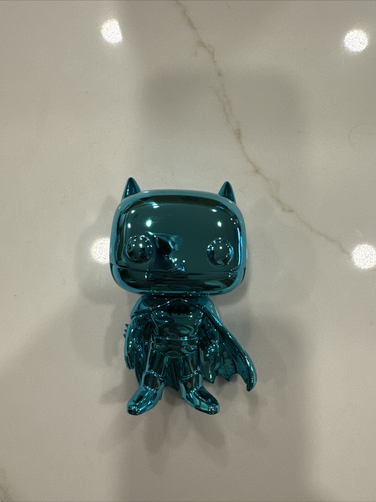 Sale Funko Pop! Vinyl: Dc Comics - Batman (Teal) (Chrome) - Gamestop (Gs) (Exclusive)