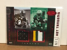 Javon Walker Randle El 2002 Hot Prospects Tandems Red Jersey Patch No Serial #