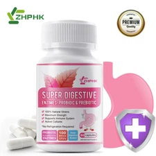 Probiotics 100 Billion CFU Potency Digestive & Immune Health 60 Capsules