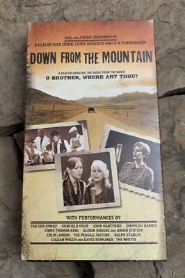 Down From The Mountain VHS Tape. Vintage