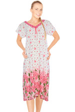 JEFFRICO Nightgowns For Women Short Sleeve Soft Sleepwear Comfy Nightshirts NEW