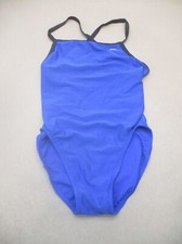 NIKE DRI-FIT Size 8 Womens Unlined Wireless One-Piece Sports Swimming Suit 3K