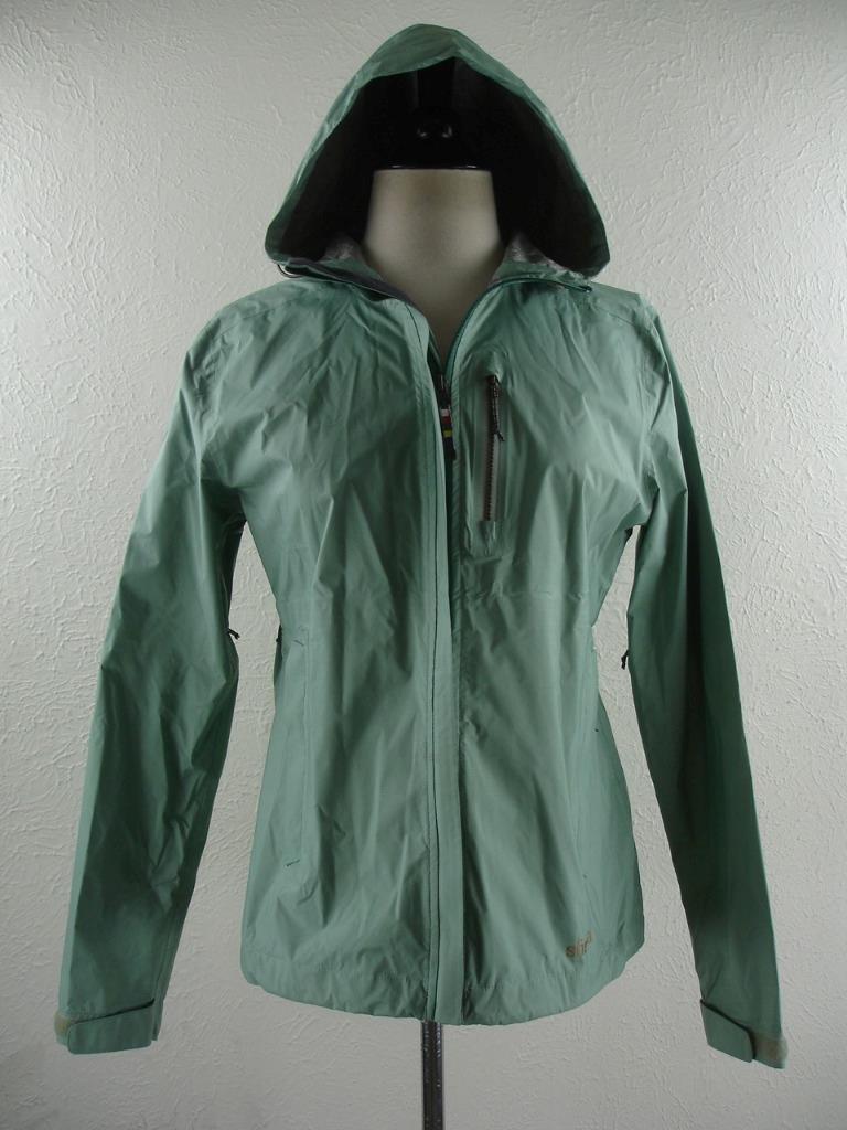 Sherpa Adventure Gear Kunde Shell Rain Jacket Mechi Green Women's  sz M