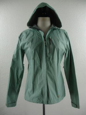 Sherpa Adventure Gear Kunde Shell Rain Jacket Mechi Green Women's  sz M