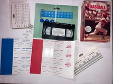 VCR Baseball Game Vintage 1988 Bison Baseball Spinnaker Ken Coleman Unused