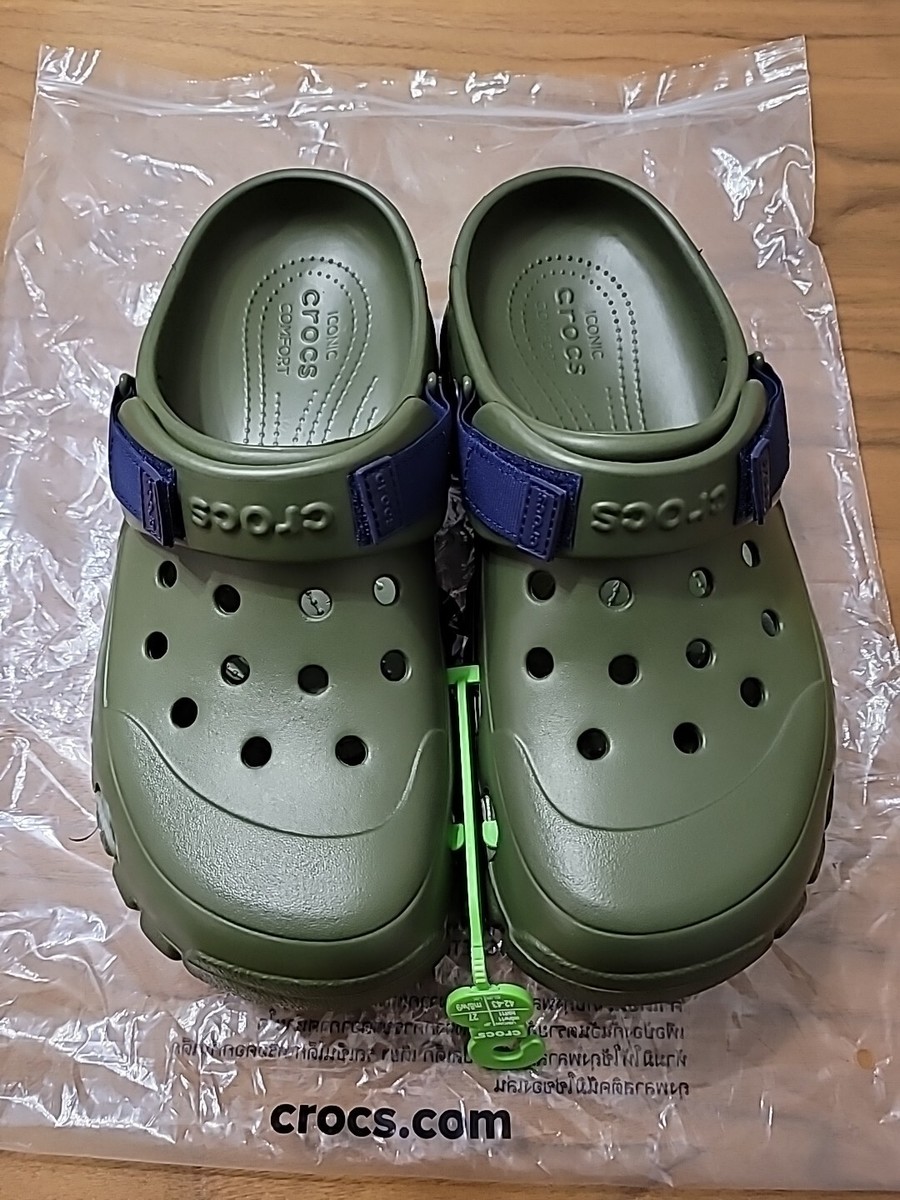 All Terrain Army Green Crocs Size 11 Crocs Men's All Terrain