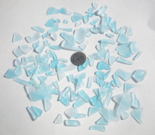 Sa Glass, Large Collection of Small Beautiful of Light Blue