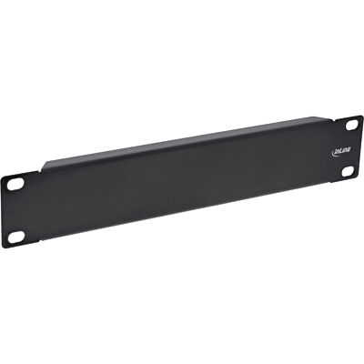 InLine  10 zoll Blindplatte, 1HE, RAL 9005 schwarz