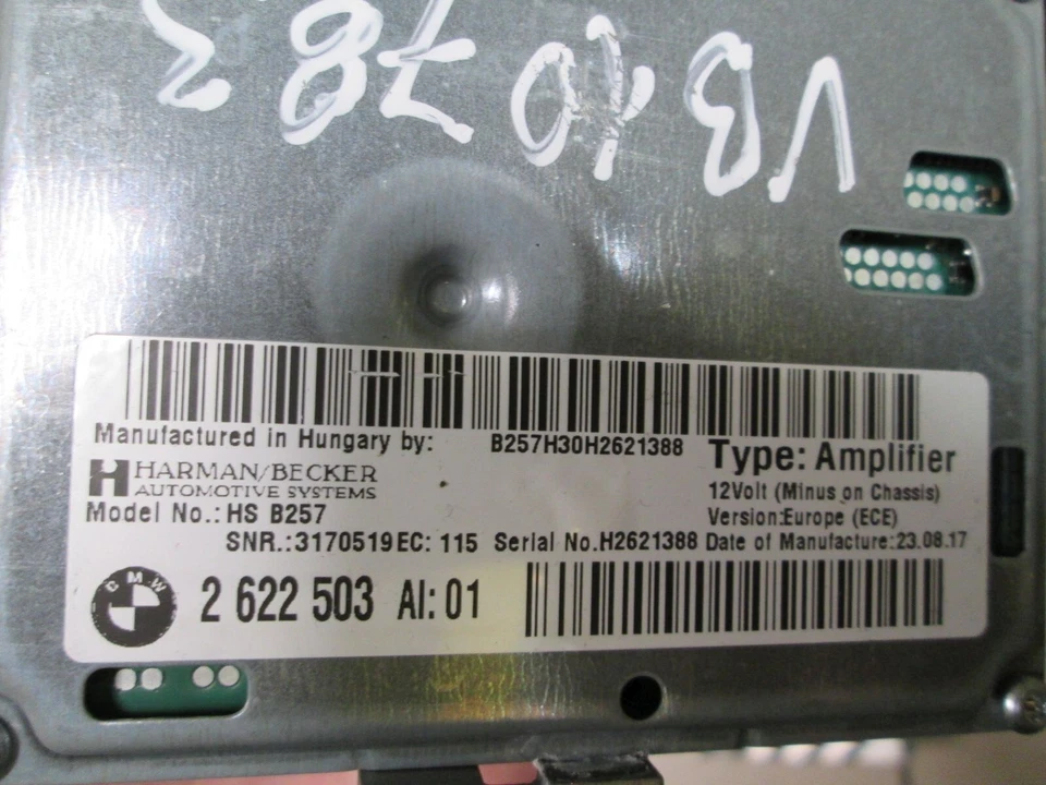 BMW F20 F21 AMPLIFICATORE SET ALTOPARLANTI HARMAN KARDON 6846906 - Immagine 4 di 4