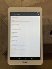 Acer Iconia One 8 - 2016 Android Tablet - 8GB HD, 1GB Ram NO GOOGLE PLAY 