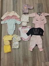Lot of 15 Baby Girls Size 3 Months Clothes Mixed Carter  s, Cloud Island  More