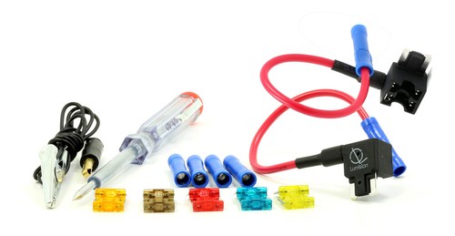 Add-A-Circuit Dual Low Profile ATT APS Fuse Tap Kit Dash Cam Radar Install Pack - Picture 2 of 9