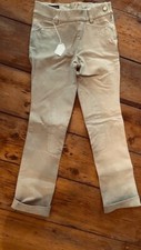 ARIAT JODHPURS *Sz 8 Youth Beige *VGC w/Cuffs Side zip