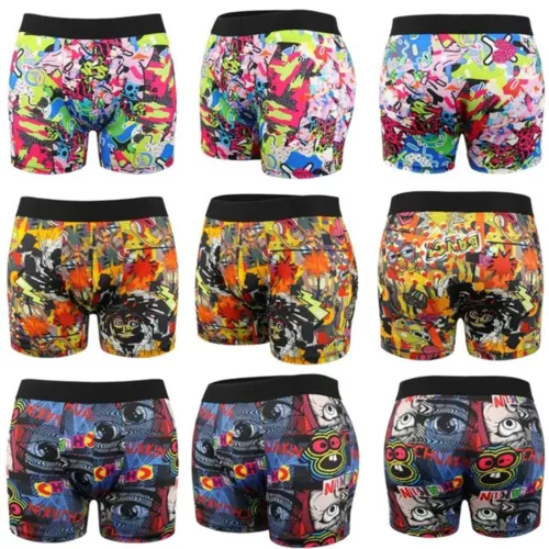 Herren 3er Pack Boxershorts Soft Unterwäsche Boxershorts Sport Trunks mit Fly Front - Bild 8 von 19