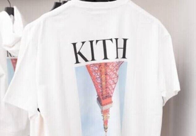 KITH Tokyo Tower Tee T-shirt Size L *NEW* From Japan