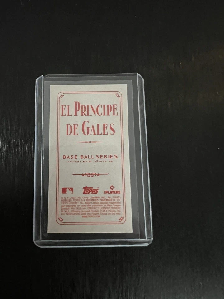 Cinturón Brandon 2022 Topps 206 Wave 4 El Principe De Gales Back Mini SP/14 - GIGANTES Foto 2 de 2