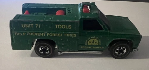 Hot Wheels Redline 1970s Forest Service Truck Agriculture Green Ranger Unit 71