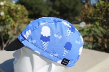CYCLING CAP ICE CREAM  HANDMADE IN USA   S M L