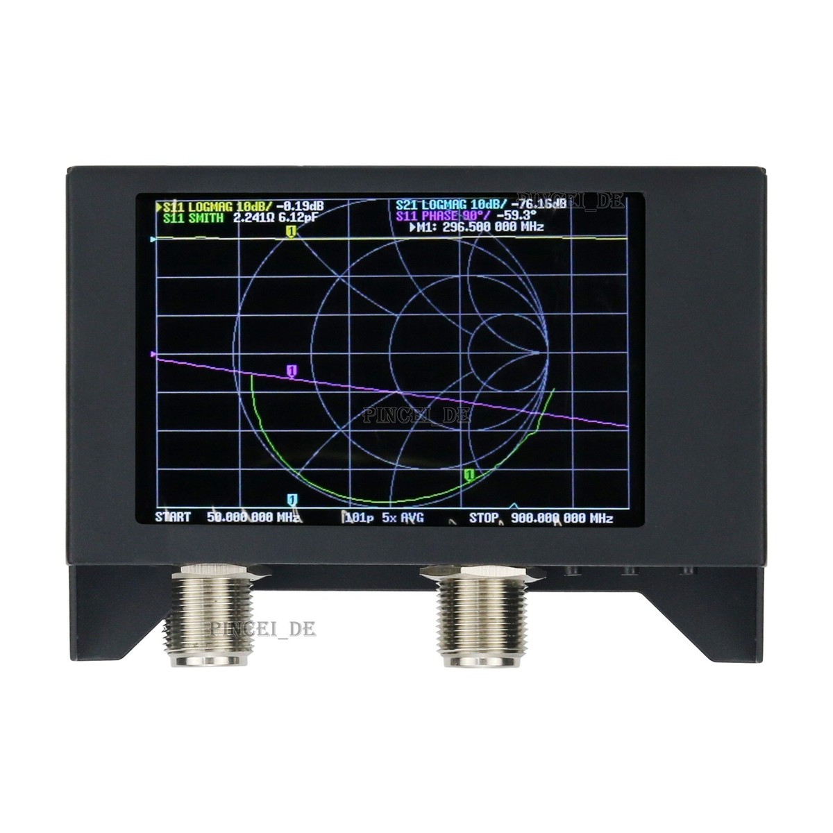 【ZAT】ANTENNA ANALYZER METER 50K-3GHz Vector Network Analyzer Meter Antenna Analyzer Metal