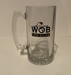 World of beer 100 Club Bar Drink Glas
