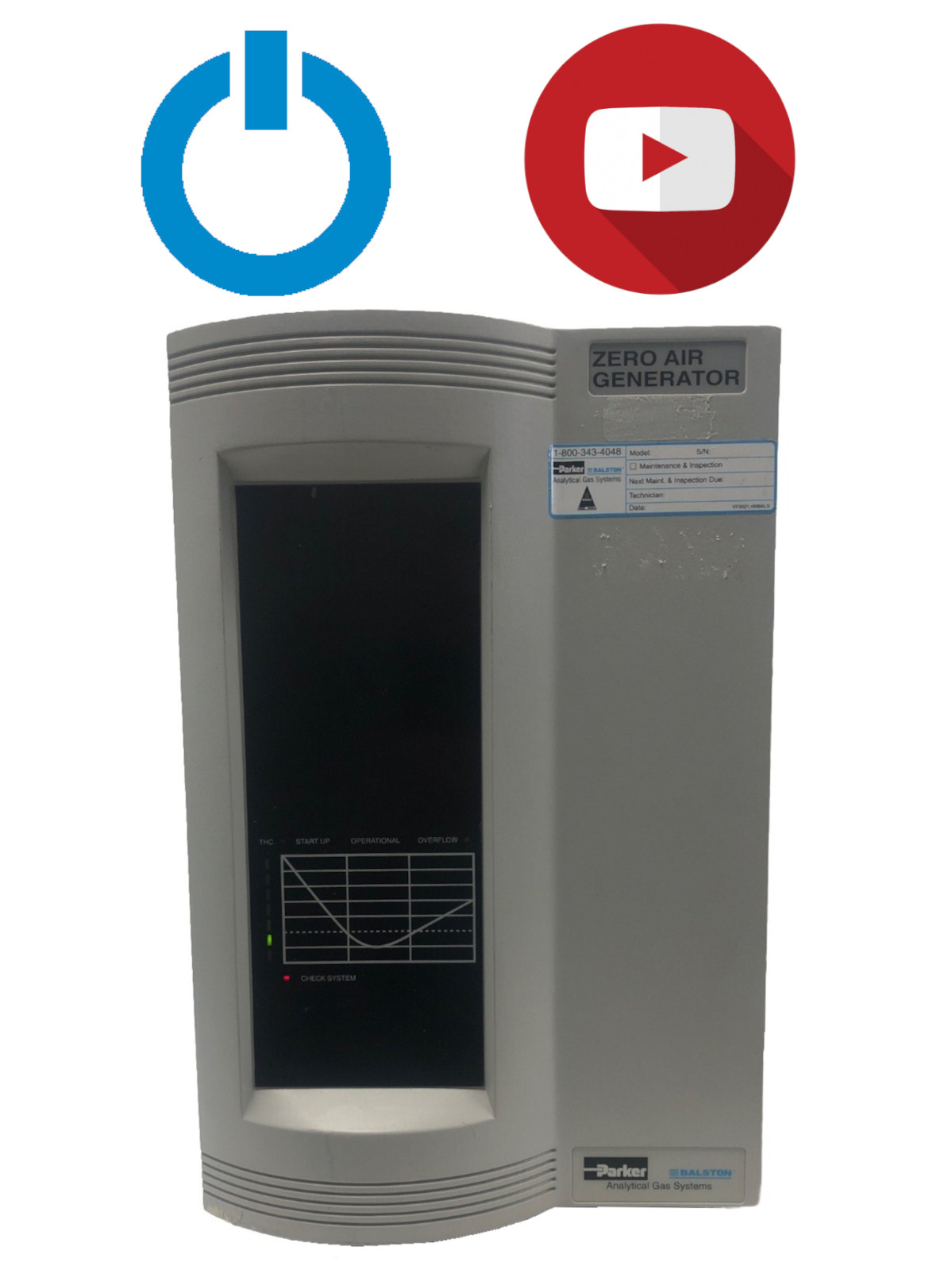 Parker Balston  Zero Air Generator Model 76-803