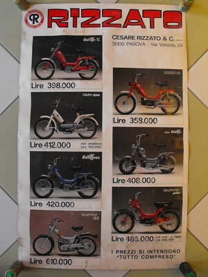 Moto Rizzato Califfone Califfone 50cc POSTER MOTO 50cc TUBONE