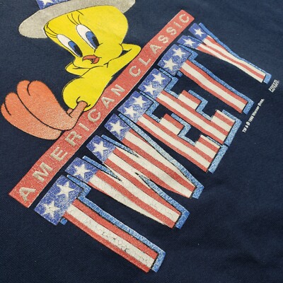 1990s Vintage Tweety／両面プリント USA製 ©️1995 1990s Vintage Tweety／両面プリント USA製 ©️1995 - トップス