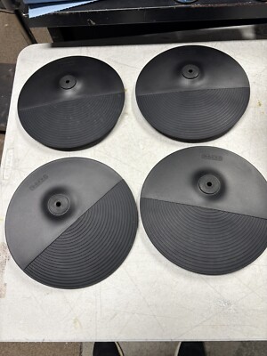 Simmons Set Of 4 Electric Drum Cymbals, Two Crash, One Ride One Hi-hat