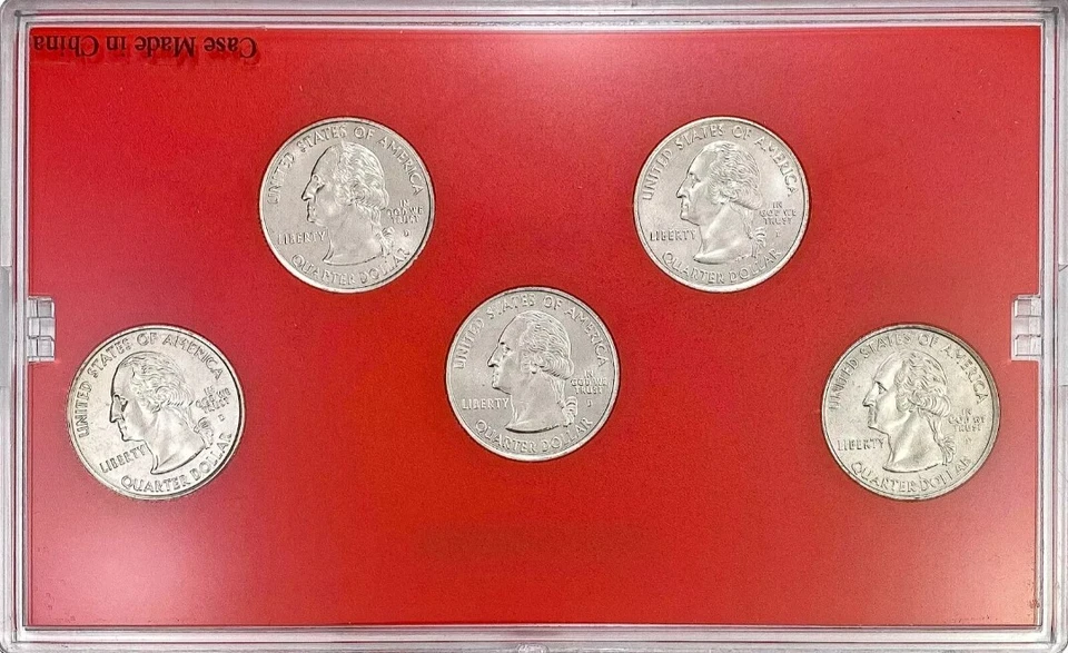 2006 Denver Mint Edition 5-Coin State Quarter BU Set w/ COA - Image 3 of 4