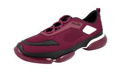 スニーカー PRADA Women Sneakers 1E206DFDX65055 F0D56 RED Prada shoes casual sneakers red patent leather