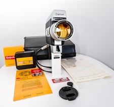 Canon Zoom 518 Super 8 Movie Camera Near Mint TESTED Serviced Nice Extras