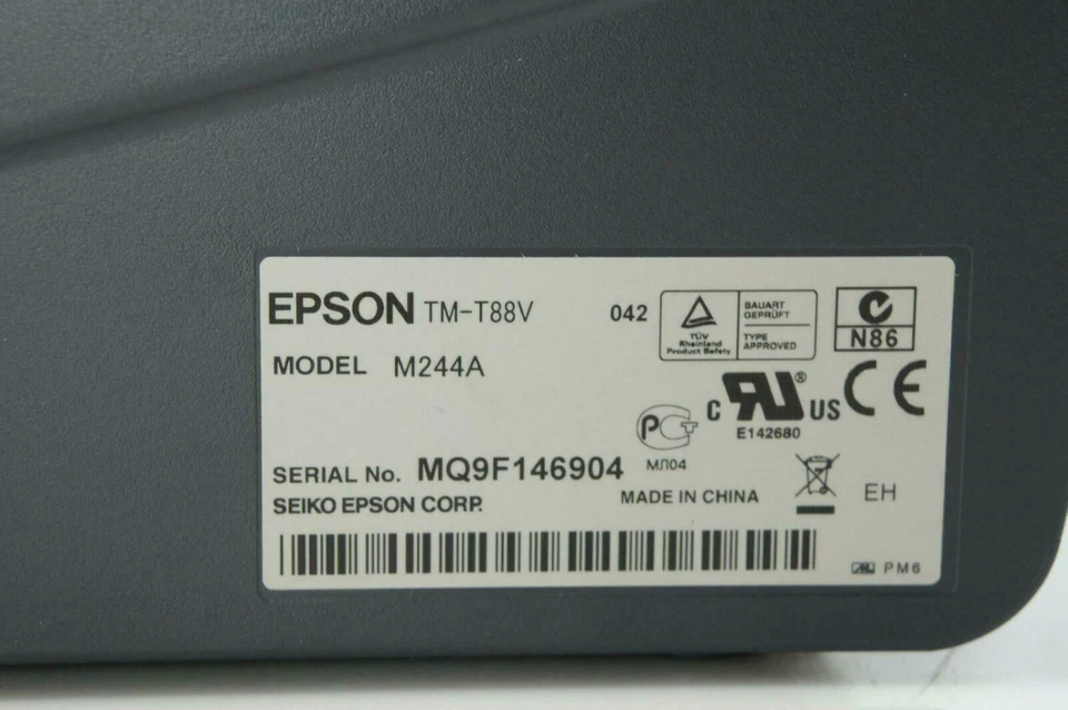 Epson TM-T88V Bondrucker / POS Kassendrucker / USB/Seriell / 1510-1860m gedruckt - Bild 2 von 3