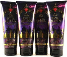 QTY 4 - Bath  Body Works DISNEY VILLAINS - EVIL QUEEN Body Cream Lotion 8oz