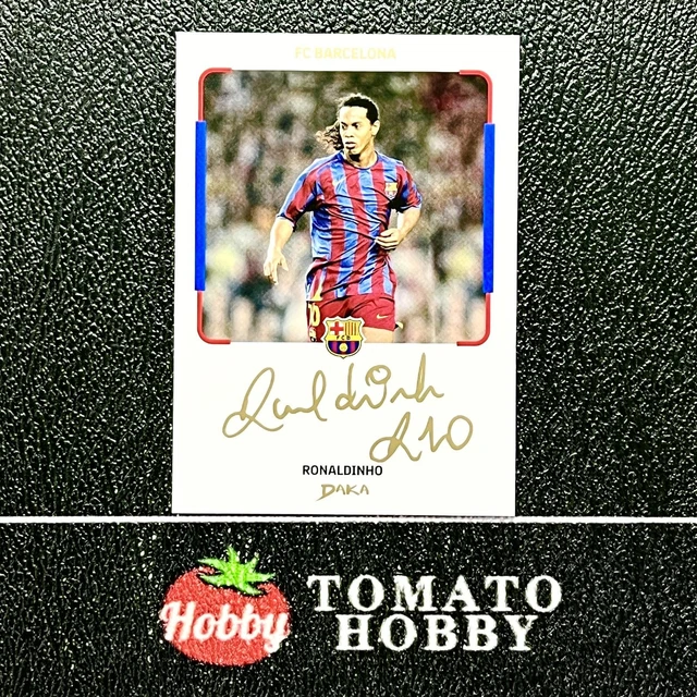 RONALDINHO DAKA TOP AUDIENCE 2025-26 INSTANT CHEKI PRINTED AUTO BARCELONA