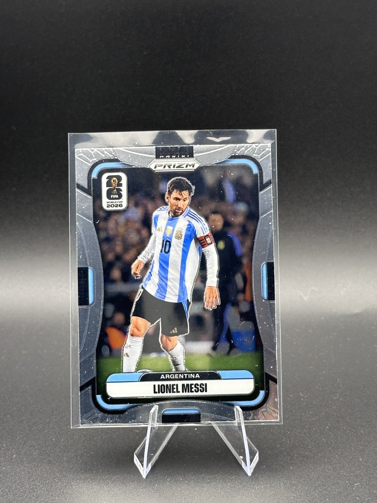 Lionel Messi 2026 Panini Prizm FIFA World Cup Base Set #10 Argentina view 1