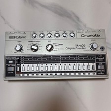 Roland TR-606 Drumatix Analog Drum Machine Tested w/ Cover from japan