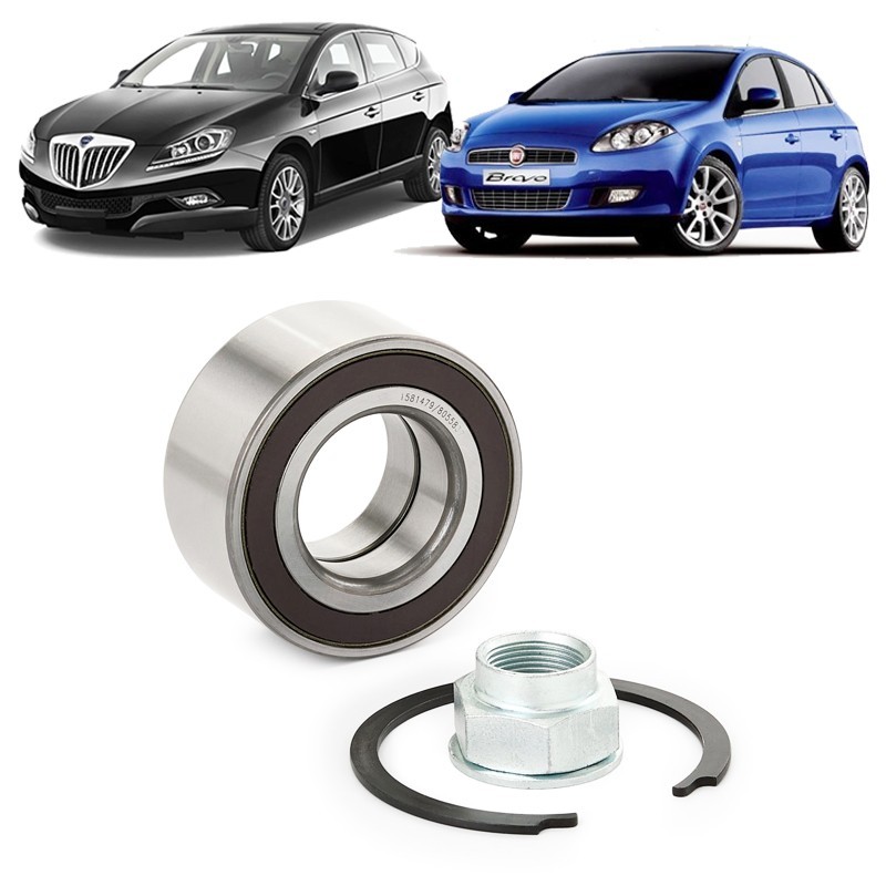 Kit Cuscinetto Ruota Anteriore Dx Sx Fiat Doblo Bravo Ii Stilo Lancia Delta Iii - Immagine 1