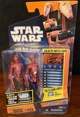 2009 Star Wars Saga Legends Battle Droid 2 Pack