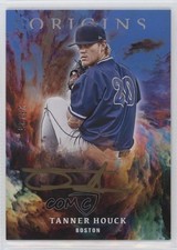 2021 Chronicles Origins Signatures Blue Gold Ink 23/25 Tanner Houck Auto uk2