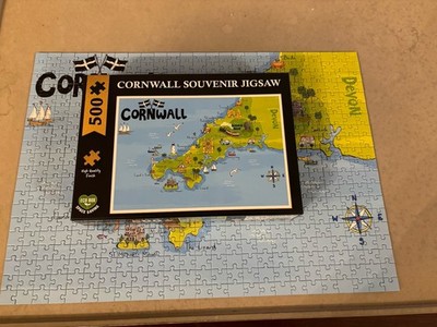 Cornwall 500 Stück Puzzle, einmal hergestellt aus neu, sehr guter Zustand,