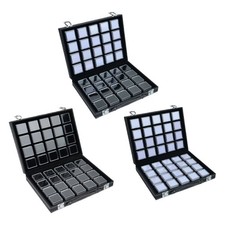 Modern White Acrylic Tray Cases for Professional Showcase Minimalist Display Box